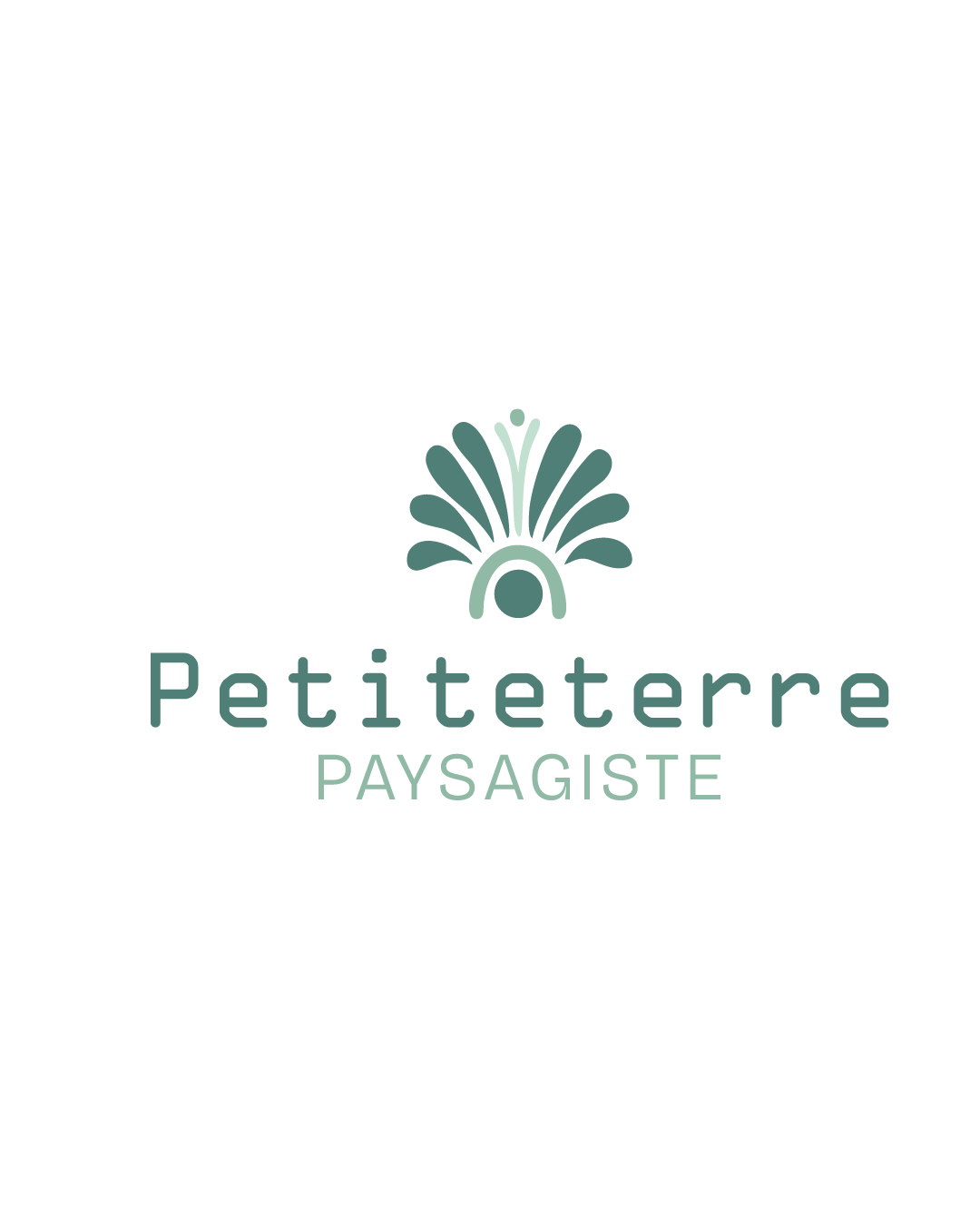 Paysagiste Sud-Ouest Identité Visuelle Logo Petiteterre Logo Identité Visuelle