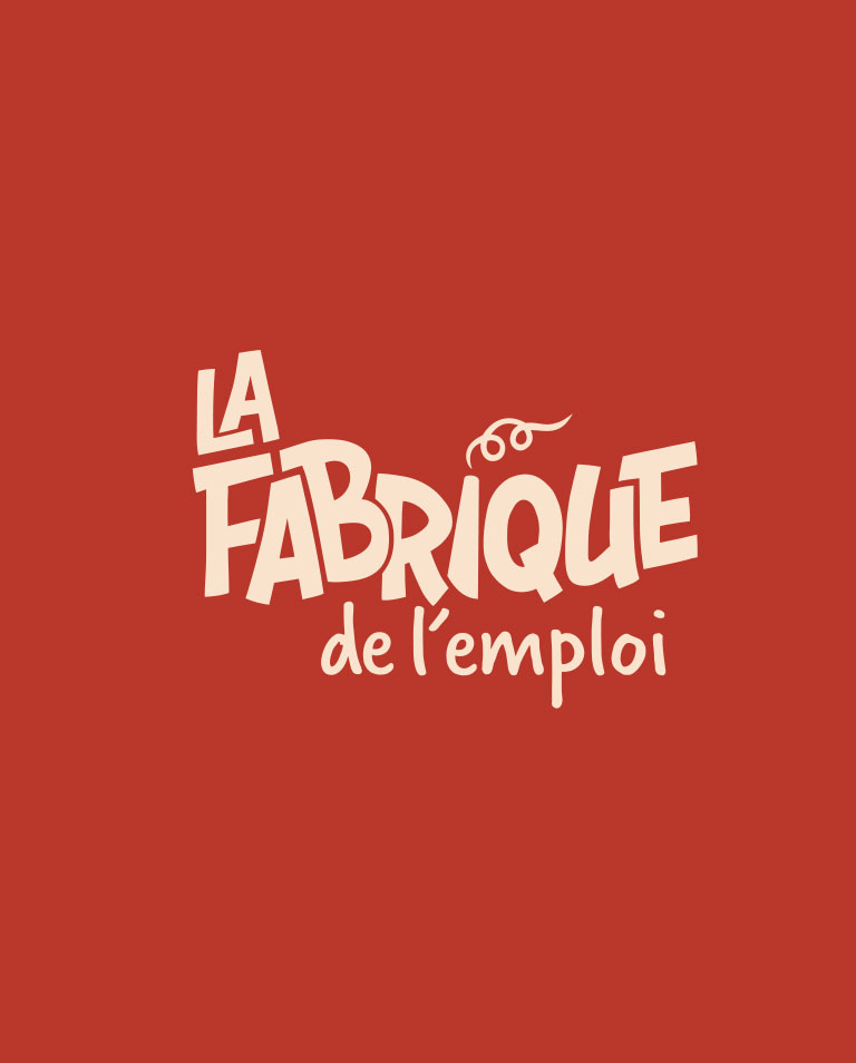 La Fabrique de l'Emploi EBE Identité visuelle Nouveau Logo Carte de visite Collaboration Atelier Collectif