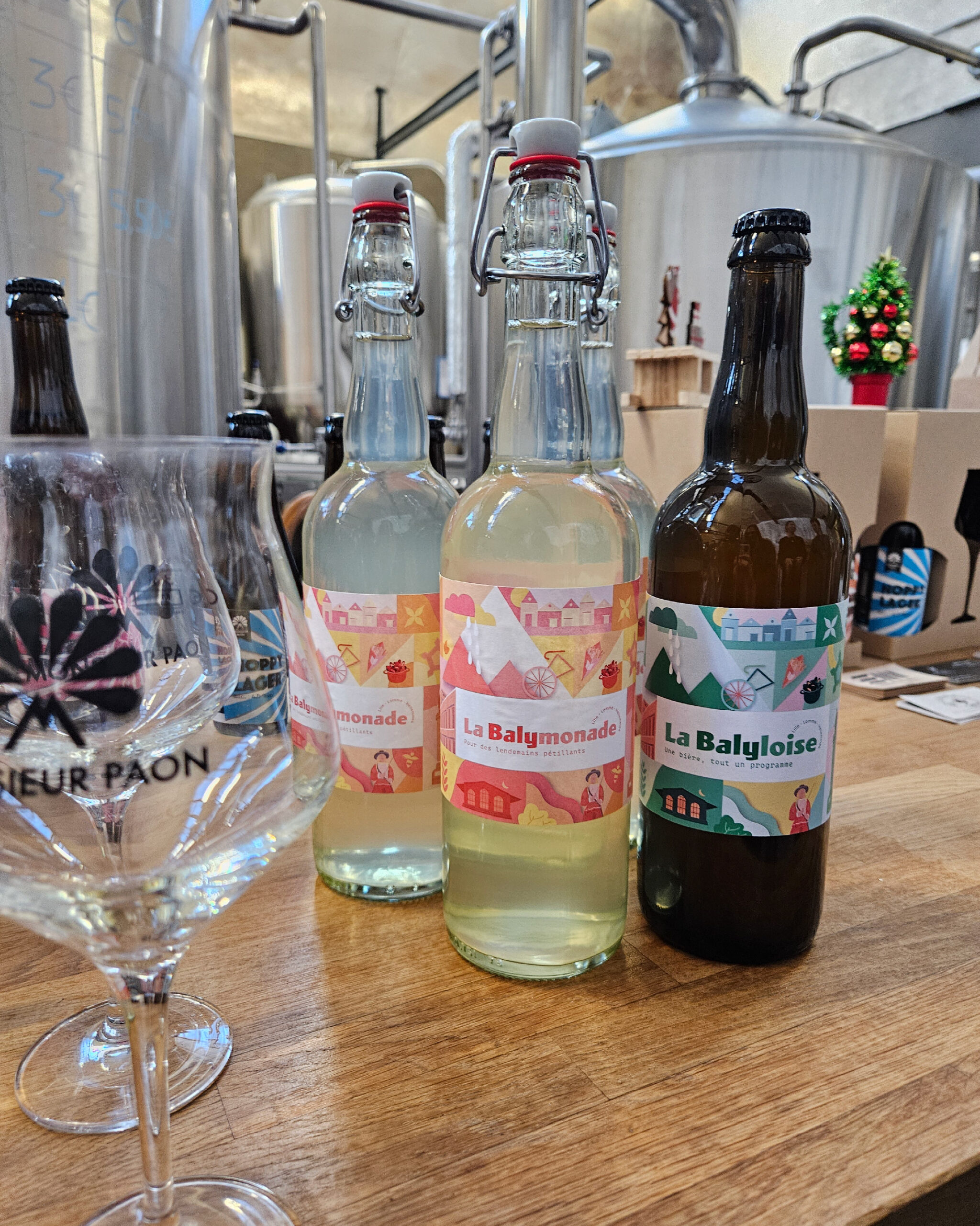 Etiquette bière Projet politique Ville de Lille Symbole Lille Coloré et dynamique Limonade étiquette