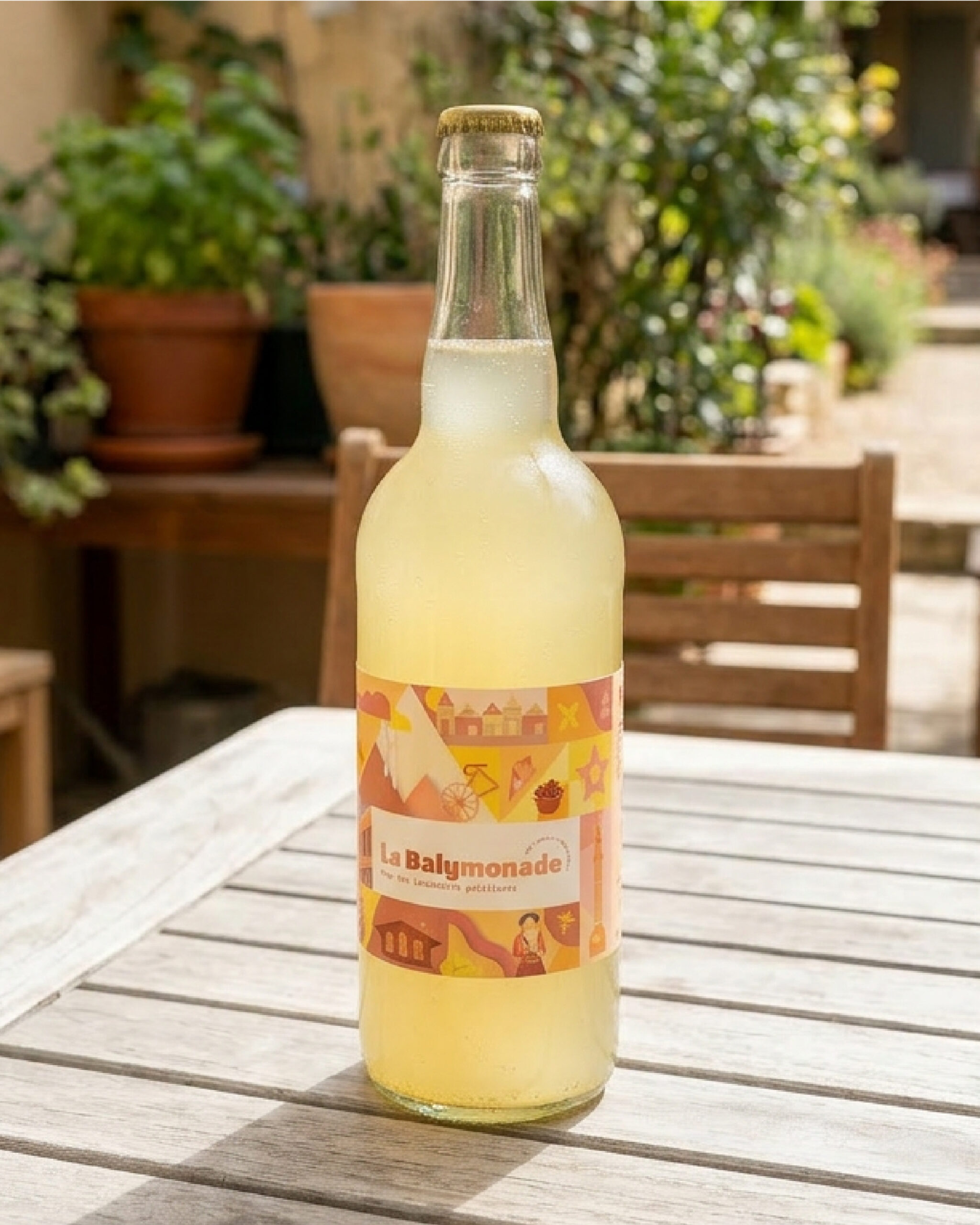 Etiquette bière Projet politique Ville de Lille Symbole Lille Coloré et dynamique Limonade étiquette