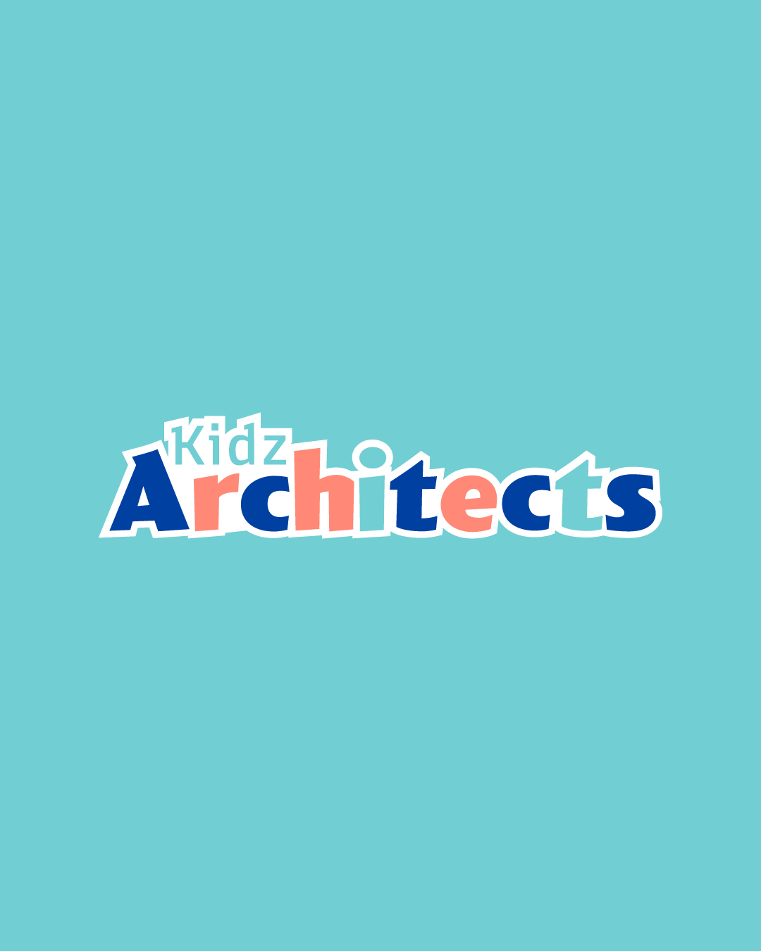 Nouveau logo Architecture enfant Coloré Crayon New York Soutien scolaire Identité visuelle Déclinaison